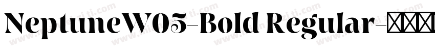 NeptuneW05-Bold Regular字体转换
